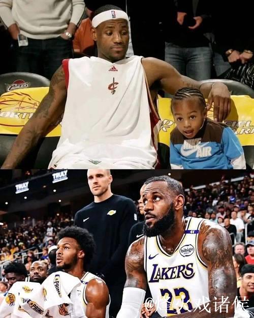 书写NBA新纪录！詹姆斯父子同时登场创造历史